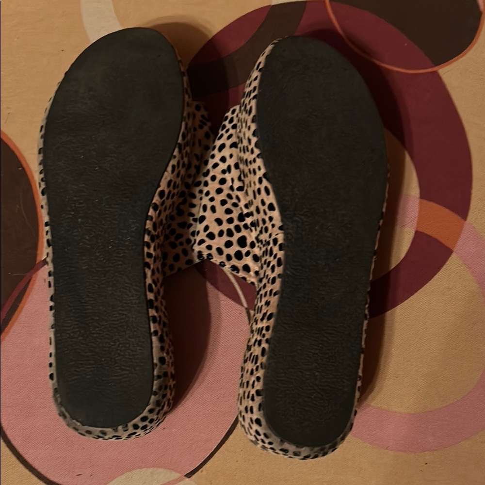 Pierre Dumas Black and Cream Mules Slip-On Comfort - Picture 5 of 6